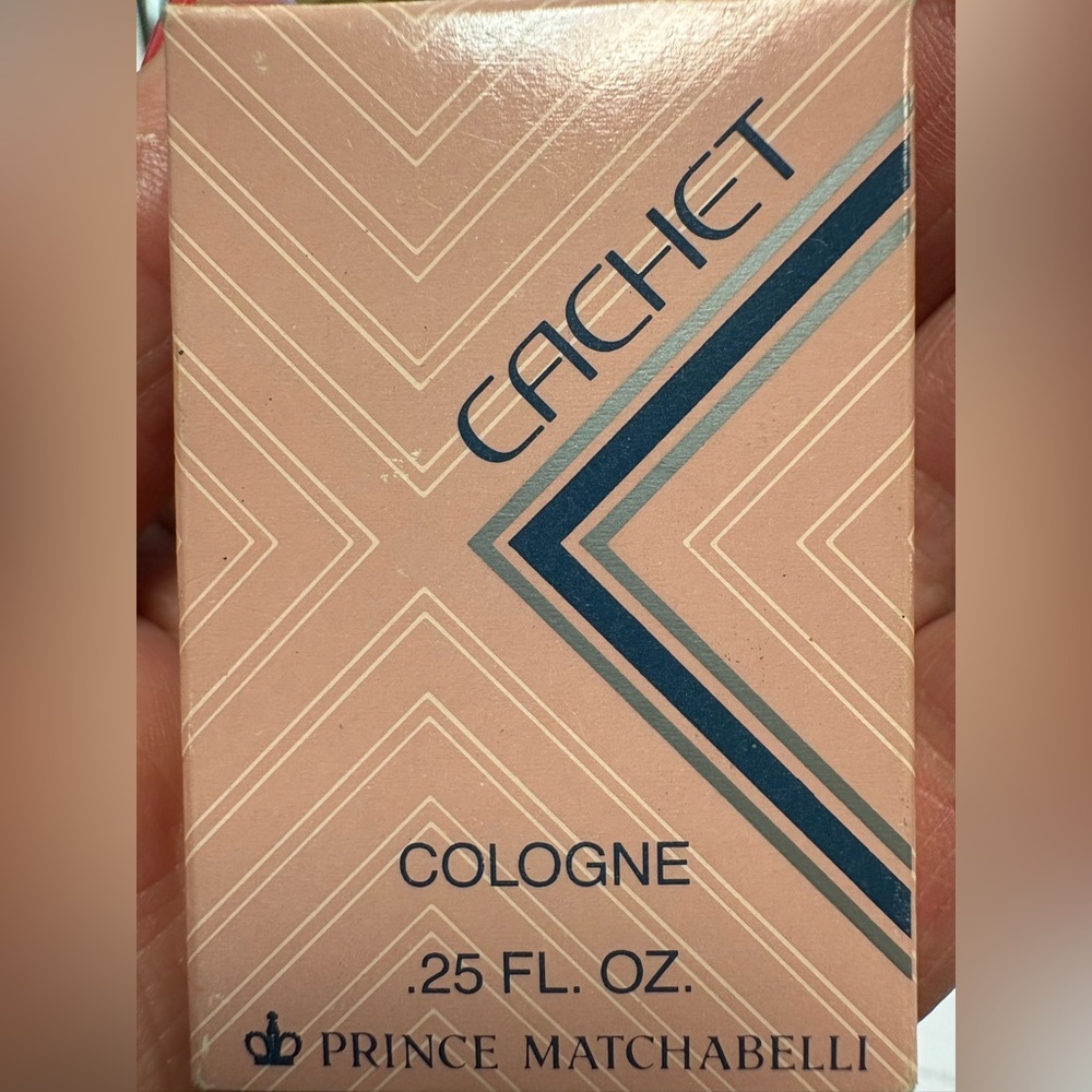 NIB Vintage Cachet Cologne by Prince Matchabelli Perfume Mini